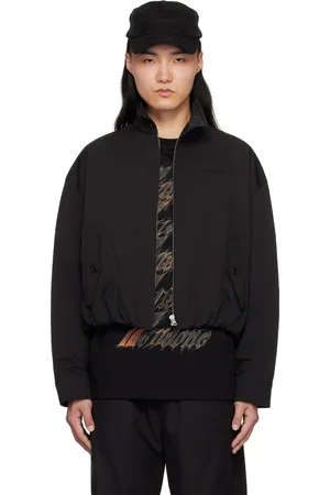 We11 Done Black Harrington Jacket