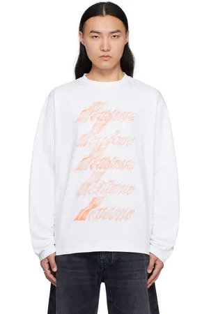We11 Done White Spark Logo T-shirt