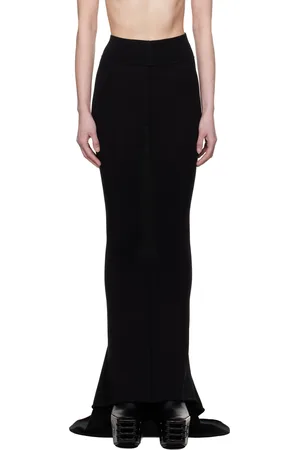 Rick Owens Black Hollywood Dauphine Maxi Skirt