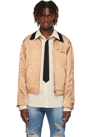 We11 Done Beige Printed Work Jacket