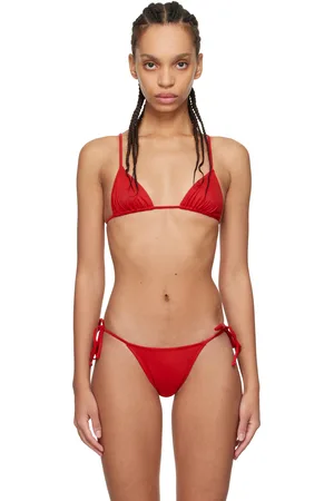 Tropic of C Red Equator Bikini Top
