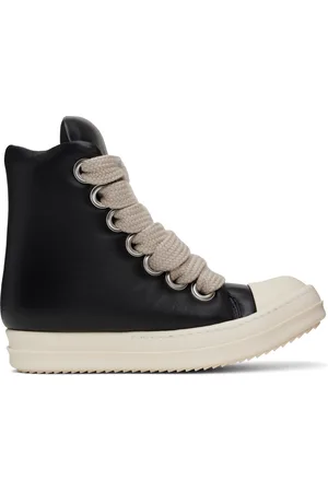 Rick Owens Black Hollywood Jumbolace Sneakers