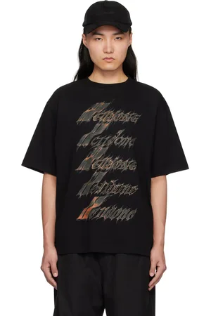 We11 Done Black Spark Logo T-shirt