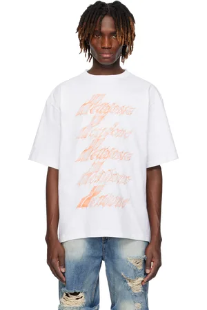 We11 Done White Spark Logo T-shirt