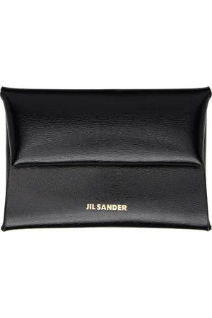 Jil Sander Black Envelope Coin Pouch