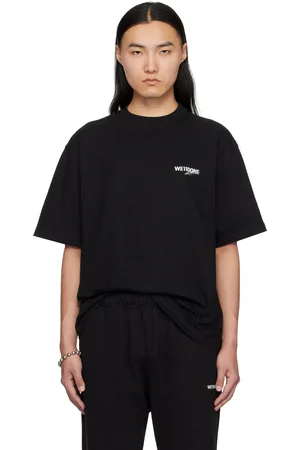 We11 Done Black Wave Logo T-shirt