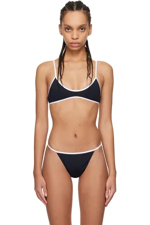 Tropic of C Black & White Sculpting Rio Bikini Top