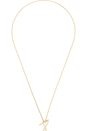 Ami Gold Ami De Coeur Chain Necklace
