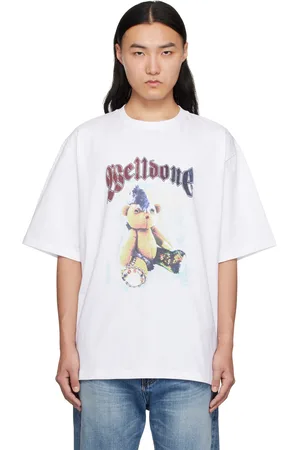 We11 Done White Punk Teddy T-shirt