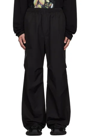 We11 Done Black Logo Track Pants