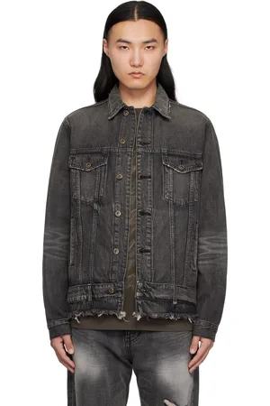 We11 Done Black Belted Denim Jacket