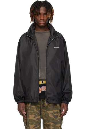 We11 Done Black Windbreaker Jacket