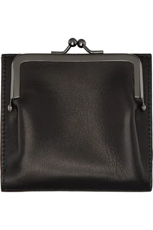 YOHJI YAMAMOTO Black Clasp Wallet