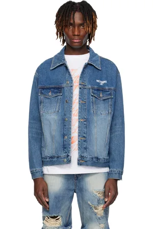 We11 Done Blue 1506 Trucker Denim Jacket