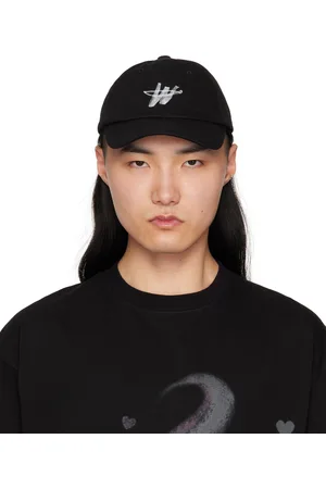 We11 Done Black WD ONE Logo Cap