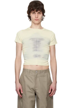 ECKHAUS LATTA Off-White Lapped Baby T-shirt
