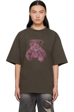We11 Done Gray Pearl Bear T-shirt