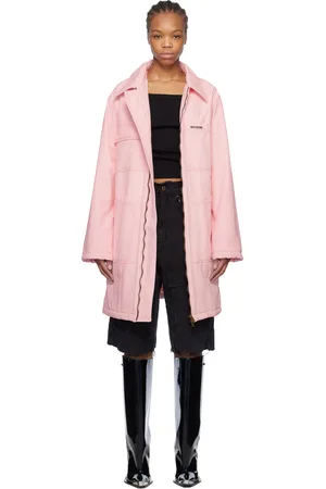 We11 Done Pink Oversized Work Coat
