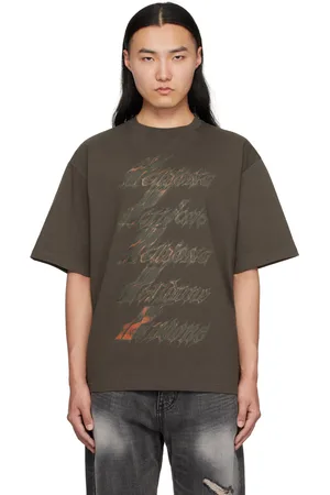 We11 Done Gray Spark Logo T-shirt