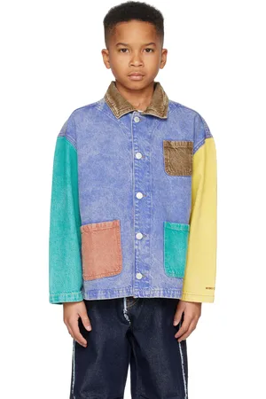 Bobo Choses Kids Multicolor Color Block Denim Jacket