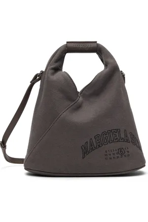 Maison Margiela Gray Sweat Varsity Print Crossbody Bag