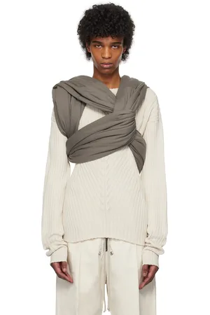 Rick Owens Gray Hollywood Triple Donut Top