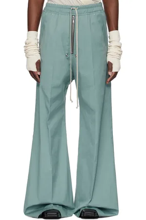 Rick Owens Blue Hollywood Wide Bela Trousers