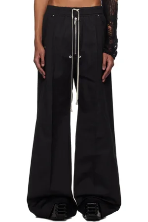 Rick Owens Black Hollywood Wide Bela Trousers