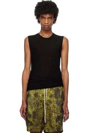 Rick Owens Black Hollywood Basic SL Tank Top