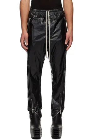 Rick Owens Black Hollywood Tecuatl Track Trousers