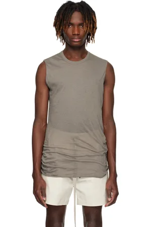 Rick Owens Gray Hollywood Basic SL Tank Top