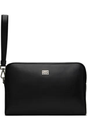 Dolce & Gabbana Black Calfskin Pouch