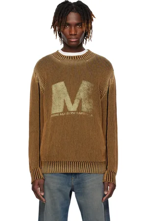 Maison Margiela Orange & Black Cotton Sweater