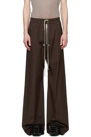 Rick Owens Brown Hollywood Wide Bela Trousers