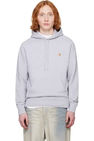 Maison Kitsuné Gray Fox Head Patch Regular Hoodie