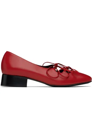Nicole Saldanã Red Isabel Ballerina Flats