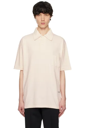 Maison Margiela Beige Printed Polo