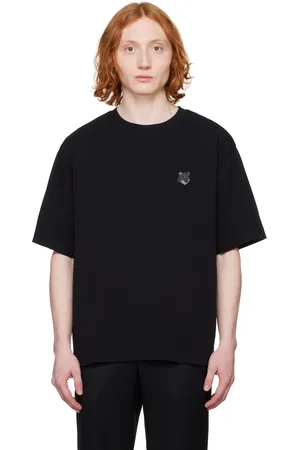 Maison Kitsuné Black Bold Fox Head Patch Comfort Polo