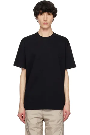 WOOYOUNGMI Black Embroidered Logo T-shirt