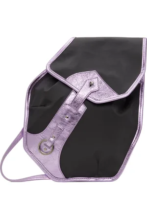 Kiko Kostadinov Gray & Purple Solva Bag