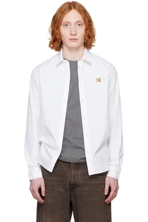 Maison Kitsuné White Fox Head Classic Shirt