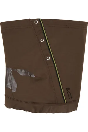 Kiko Kostadinov Brown Alec K-Dart Gaiter Scarf