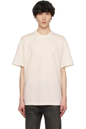 WOOYOUNGMI Off-White Embroidered Logo T-shirt