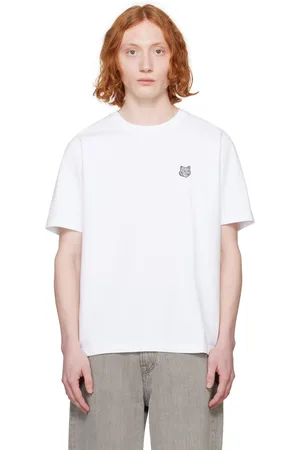 Maison Kitsuné White Bold Fox Head Patch Comfort T-shirt
