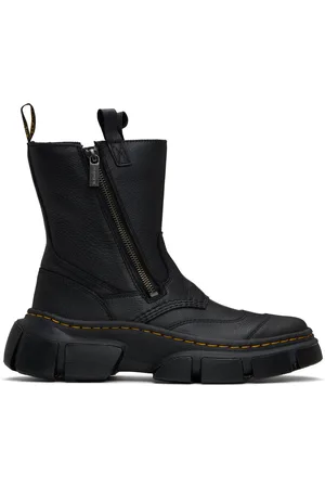 Dr. Martens Black DMXL Rigger Leather Boots