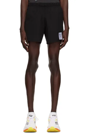 SATISFY Black PeaceShell 5 Unlined Shorts