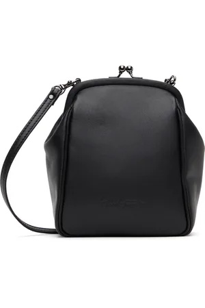 YOHJI YAMAMOTO Black Clasp Shoulder Bag