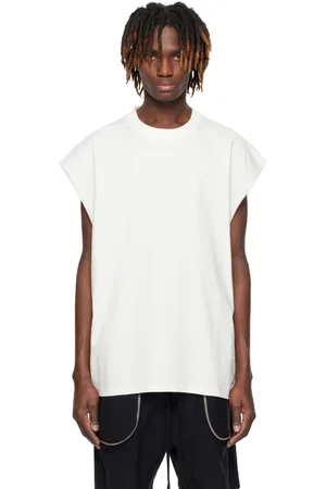 THOM KROM White M TS 847 Tank Top