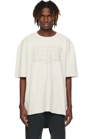 Maison Margiela Off-White Embroidered Logo T-shirt