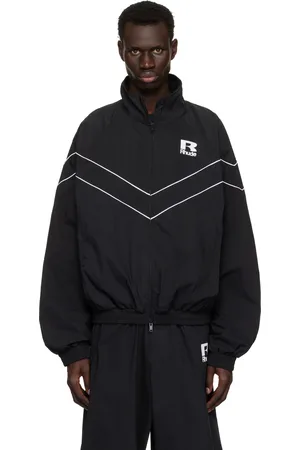 Rhude Black Piping Raglan Track Jacket
